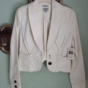 Guess White Blazer